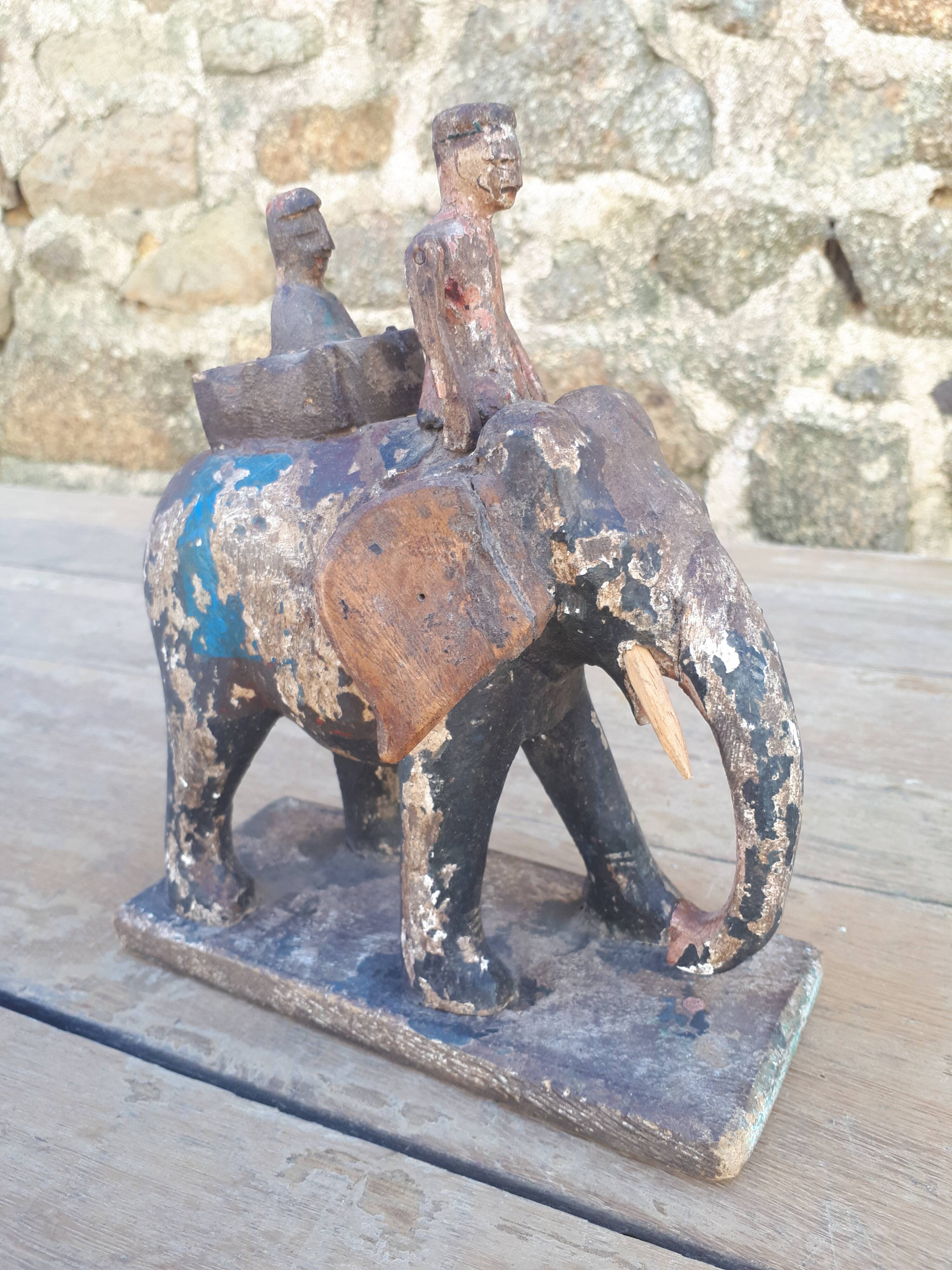 Ancient indian elephant toy