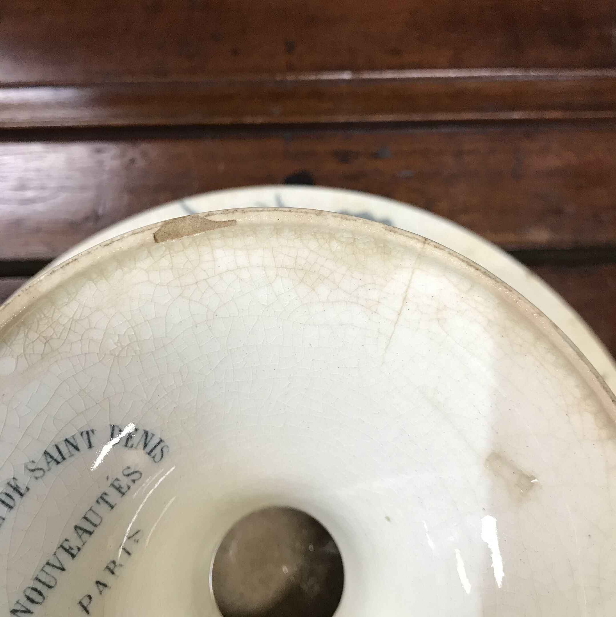 Compotier in Earthenware of Paris