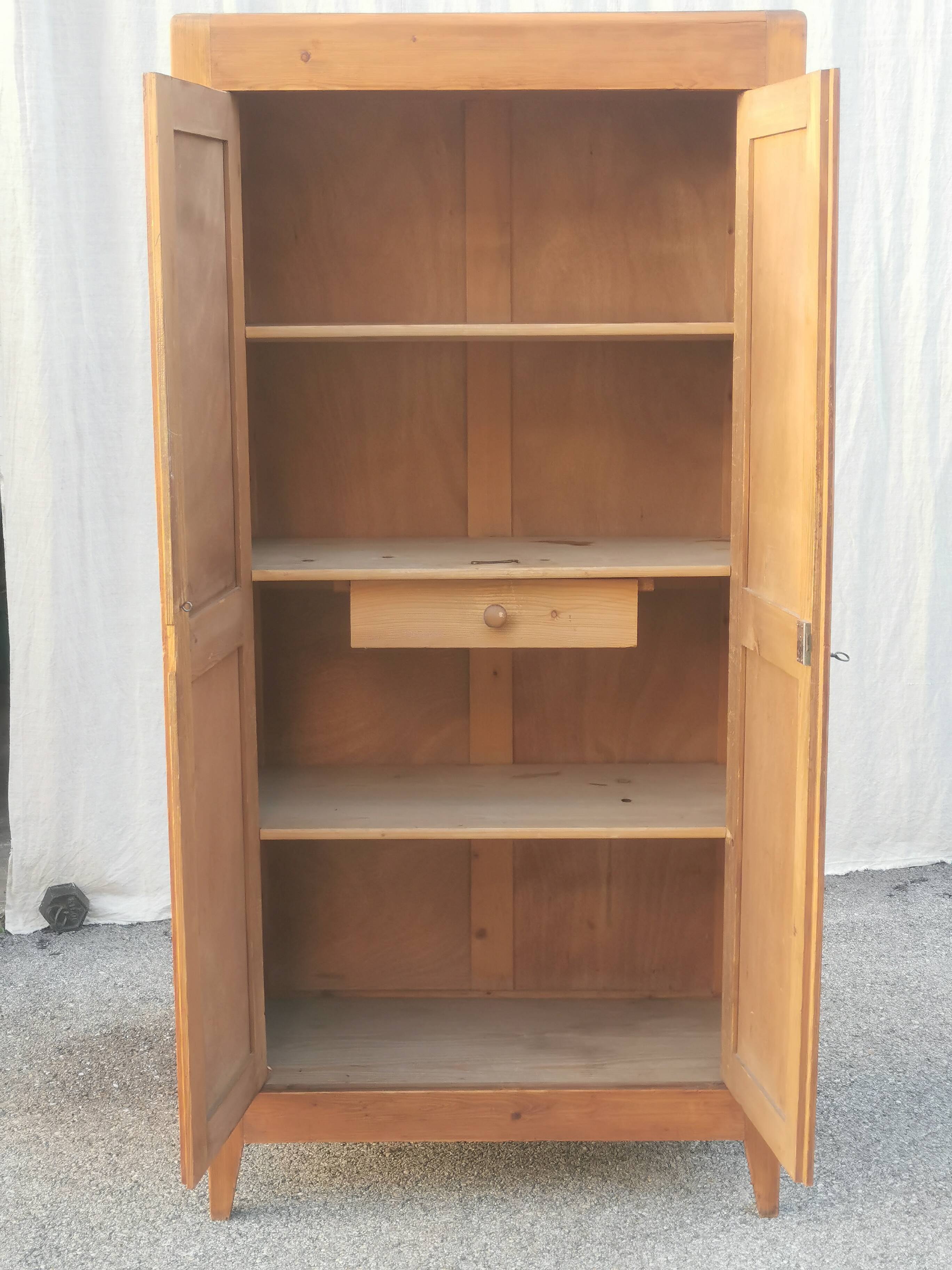 Vintage wardrobe with 2 doors