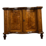 Curved dutch buffet in veneer wood xix eme century