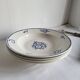 4 Deep Plates in earthenware Moulin des Loups & Hamage model Lucien