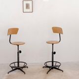 Pair of workshop stools