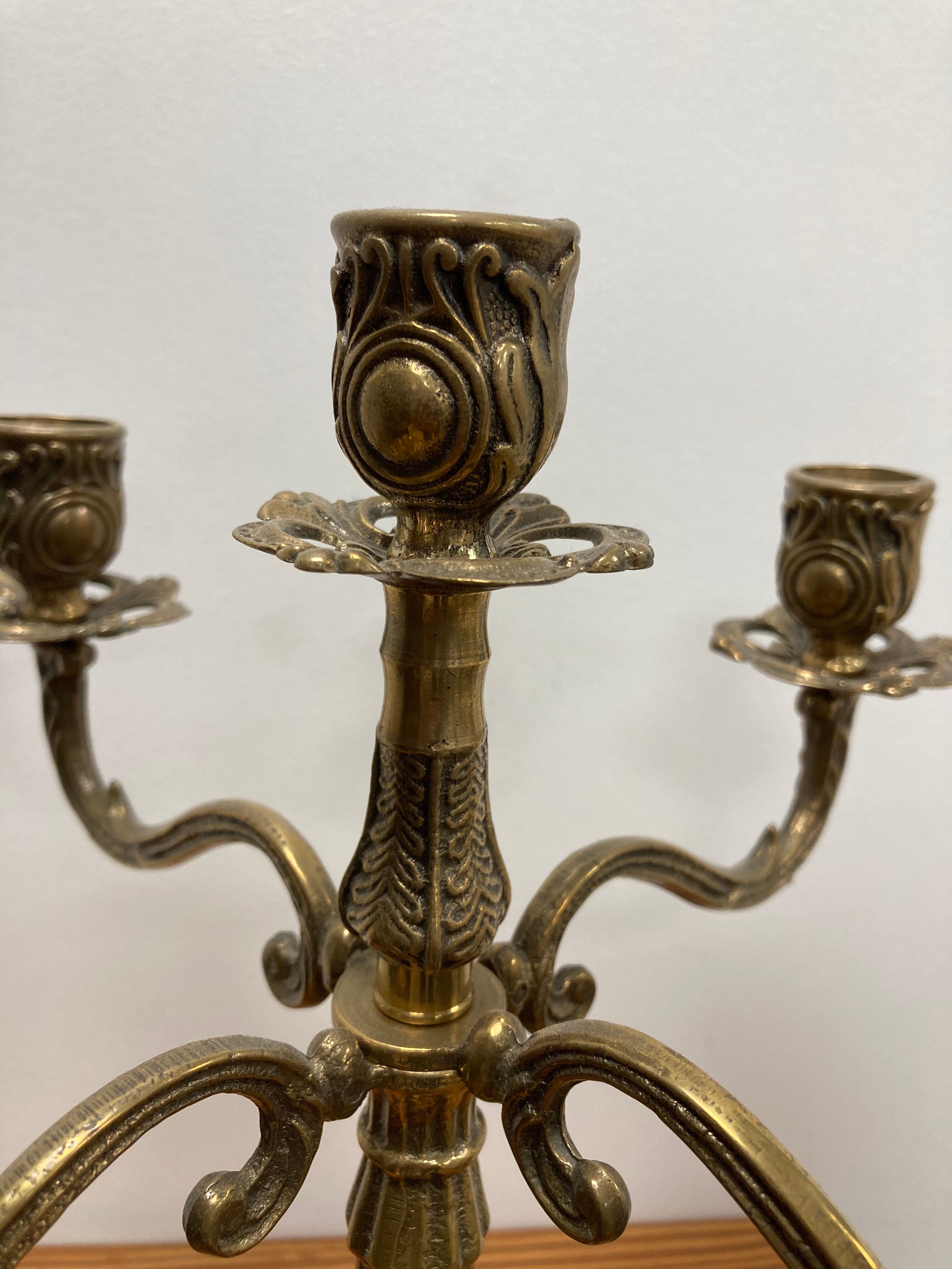 Five-branched chandelier