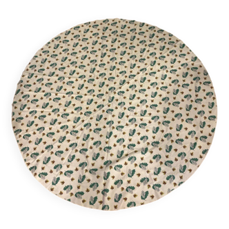 New round cotton tablecloth