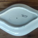 Ancien Plat Ancienne Saucière Terre De Fer HB & Cie/Art De La Table /Sépia