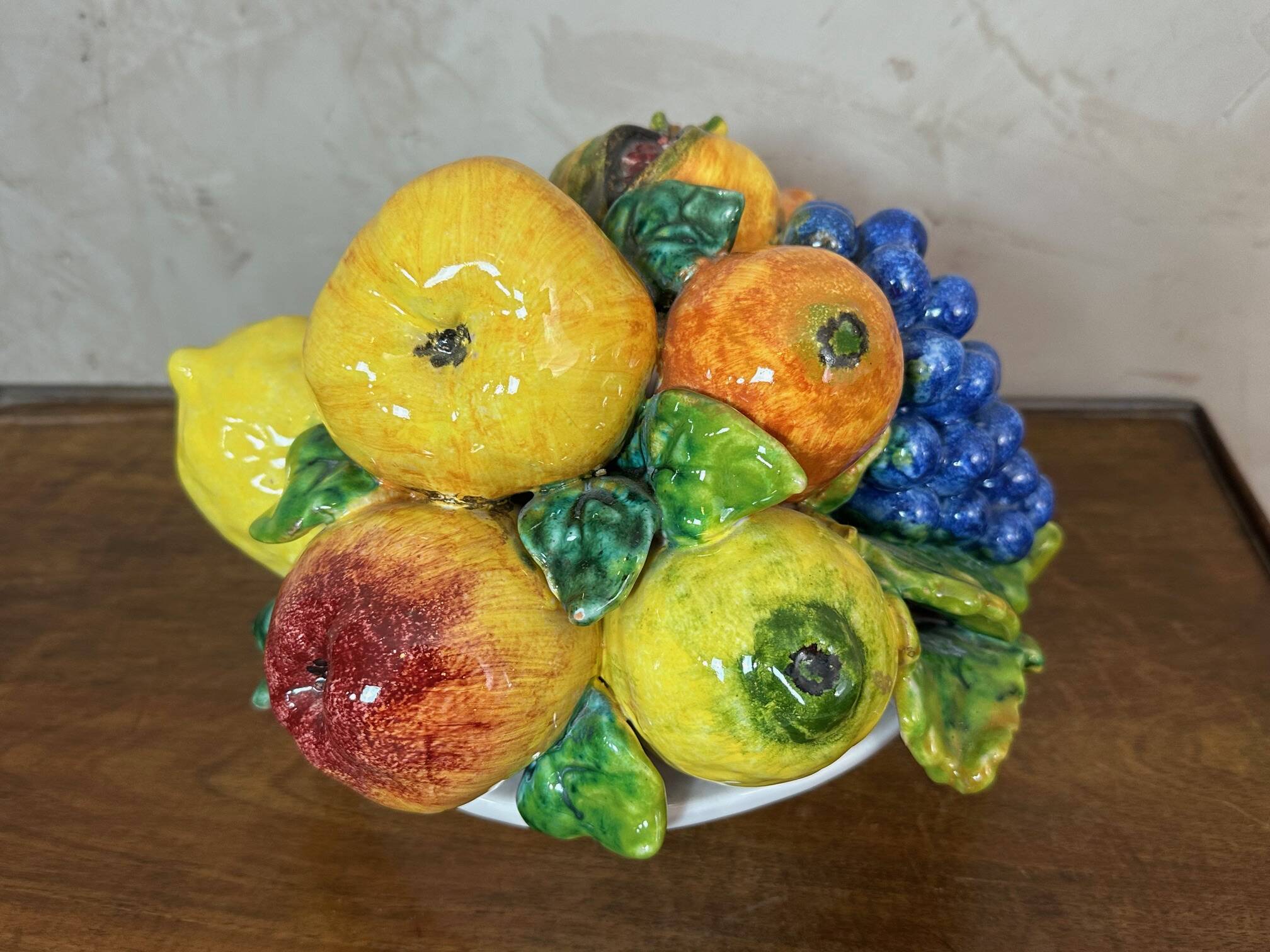 Ceramic fruit basket