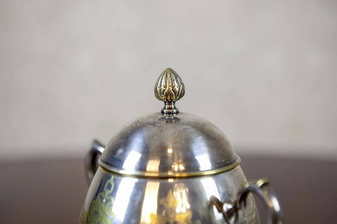 Silver-Plated Coffee/Tea Set, 1930s, Set of 3