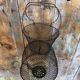 Old Fishing Net Vintage Foldable Metal Basket