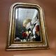 Napoleon III mirror in gold and silver