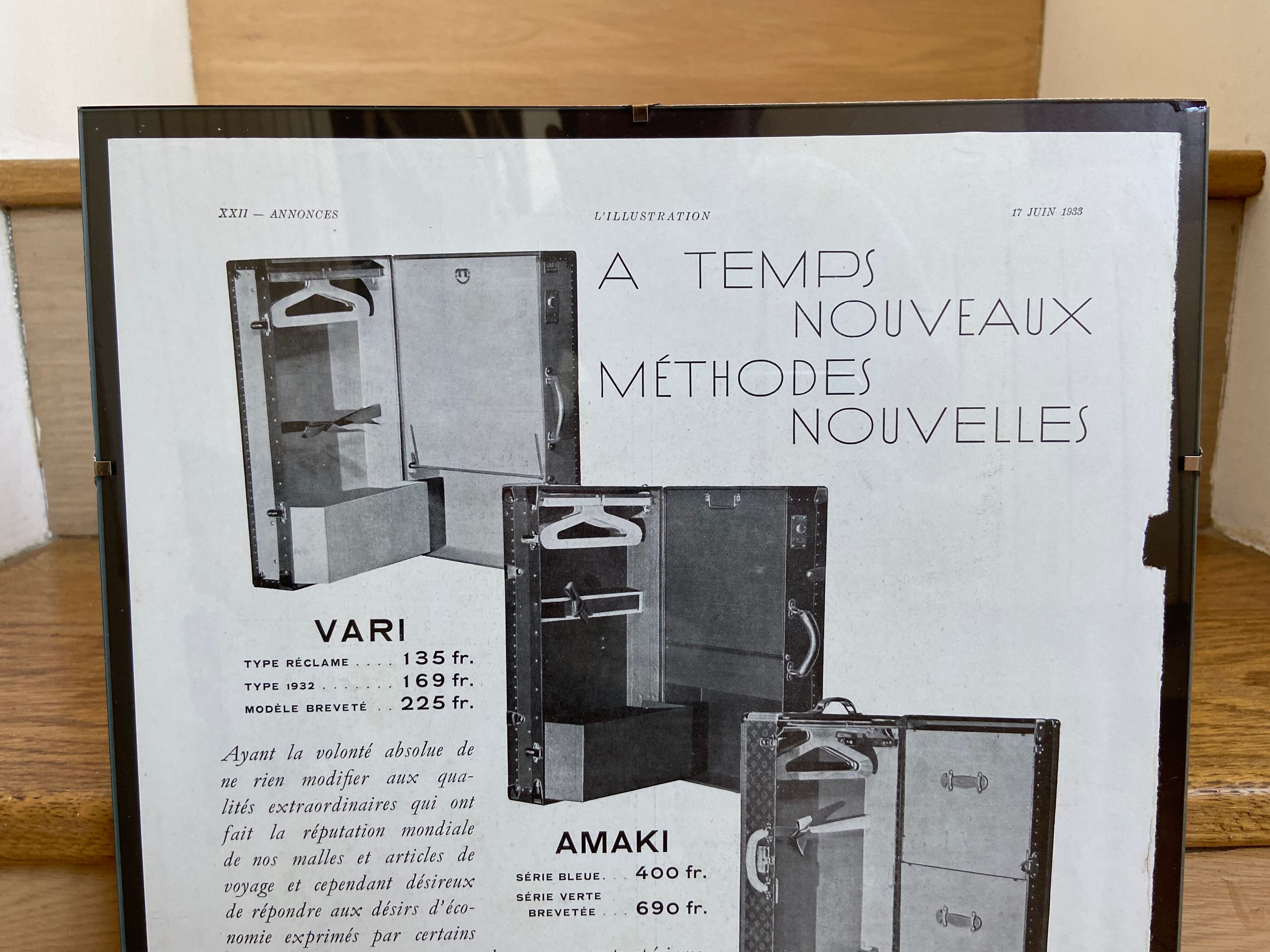 Louis Vuitton advertising poster June 17, 1933