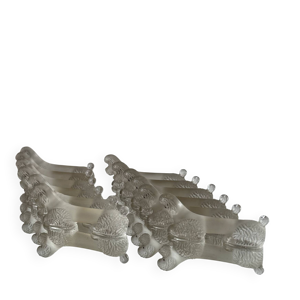 Porte couteaux caniche - verre
