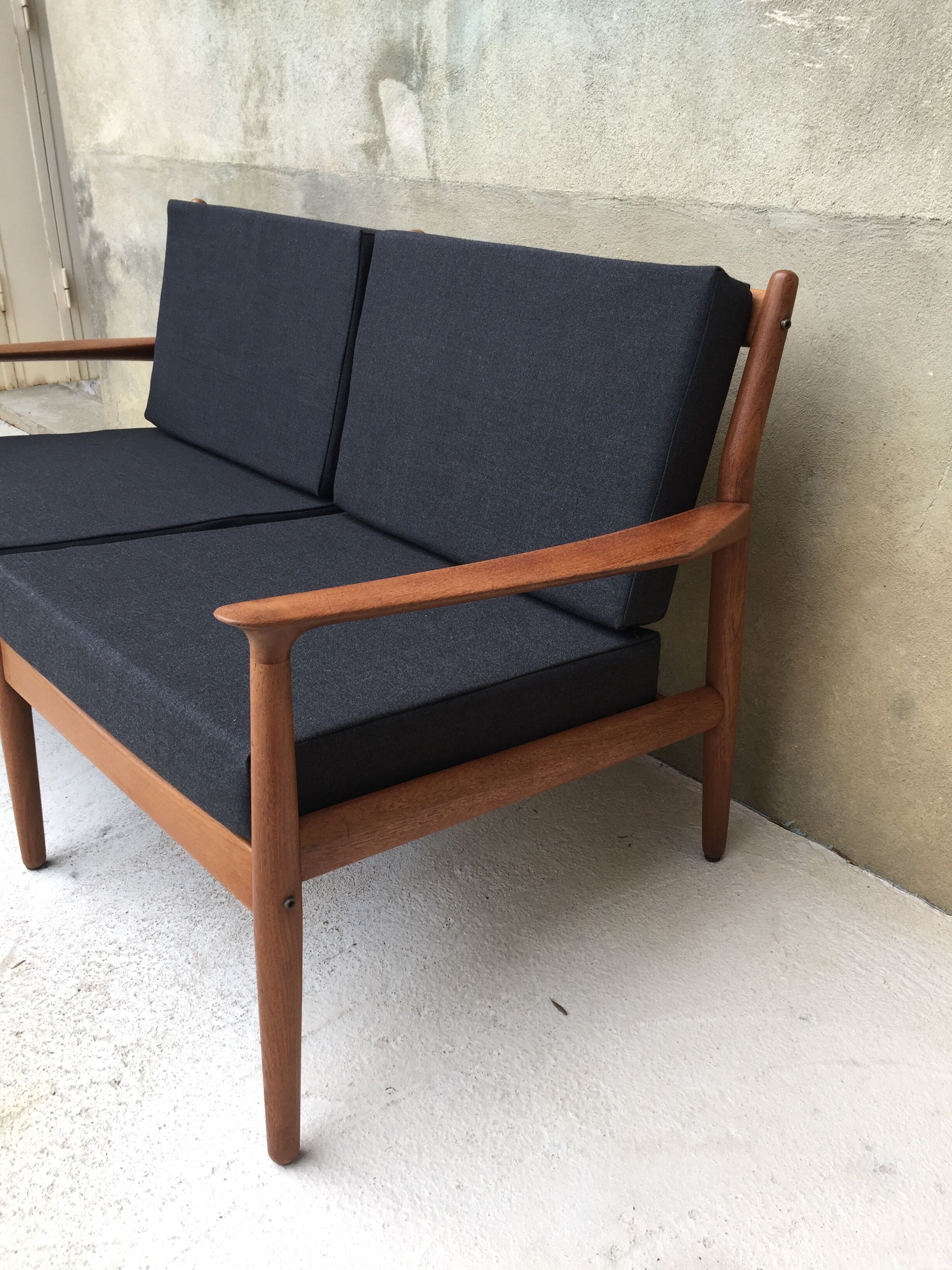 Grete Jalk two-seater sofa