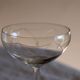 6 mouth-blown champagne glasses 50s