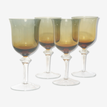 Set of 4 Glasses by Wszewłod Sarnecki for Krośnieńskie Huty Szkła, 1960s