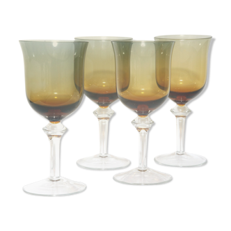 Set of 4 Glasses by Wszewłod Sarnecki for Krośnieńskie Huty Szkła, 1960s