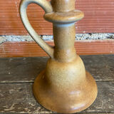 Old Lamp Base Vintage Beige Ceramic Candle Holder #D833