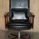 Arne Vodder model 419 executive chair and model 223 desk in rosewood and leather.
