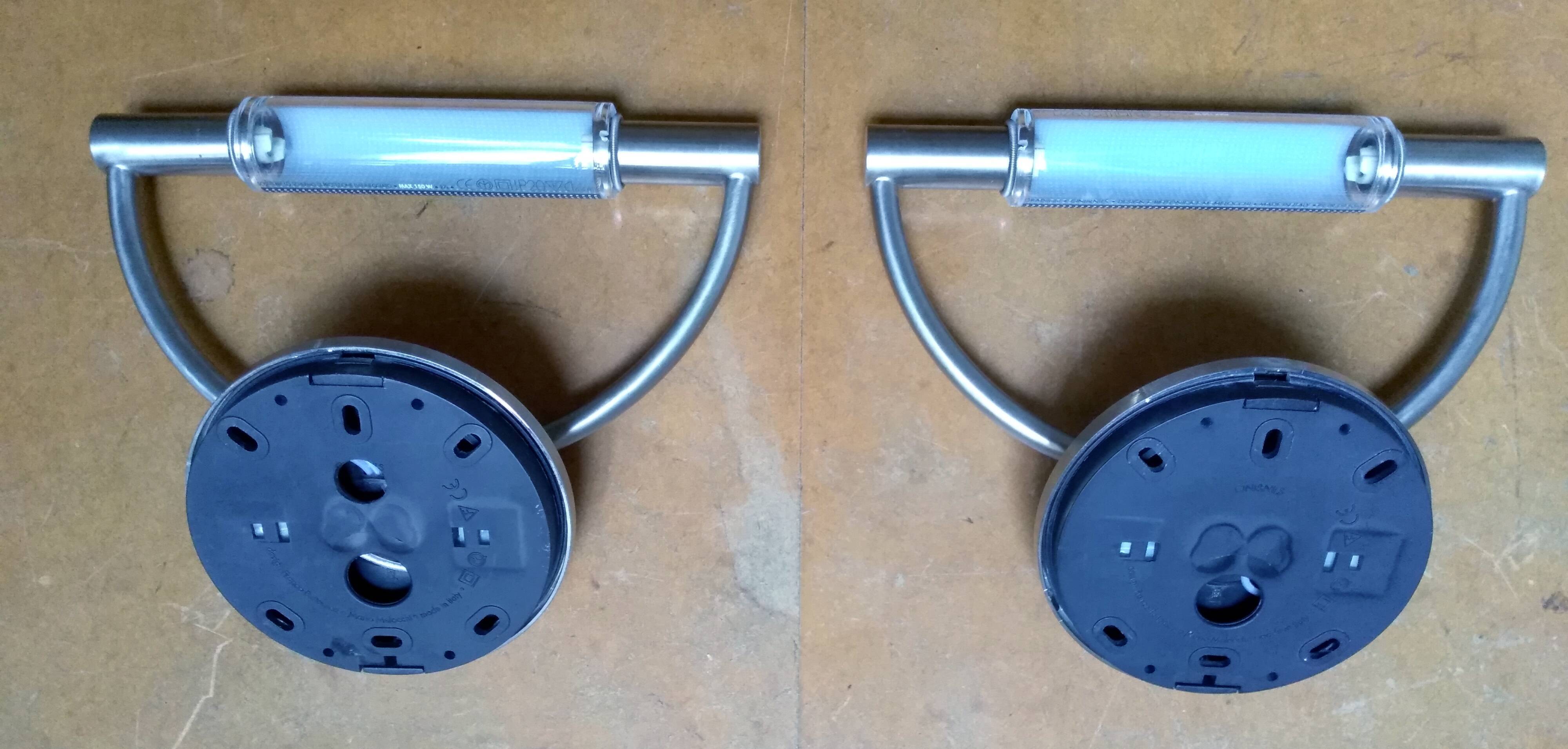 Pair of wall lights cini & nils mini gradi parete