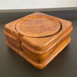 Series of vintage elm magnifying glass