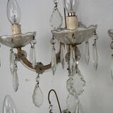 Set of six Maria Teresa sconces. Italy 1940s