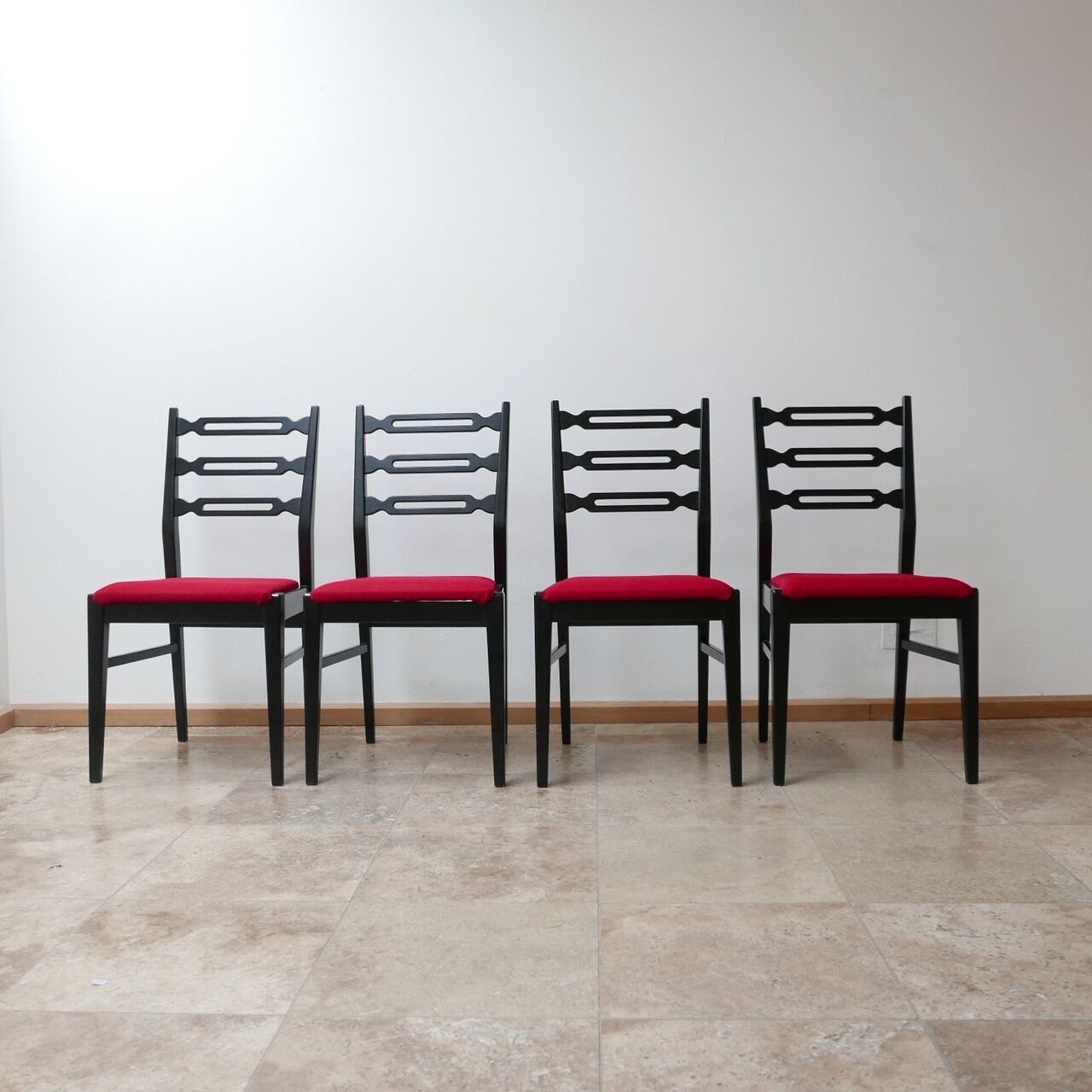 Set of mid-century scandinavian dining chairs