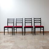 Set of mid-century scandinavian dining chairs
