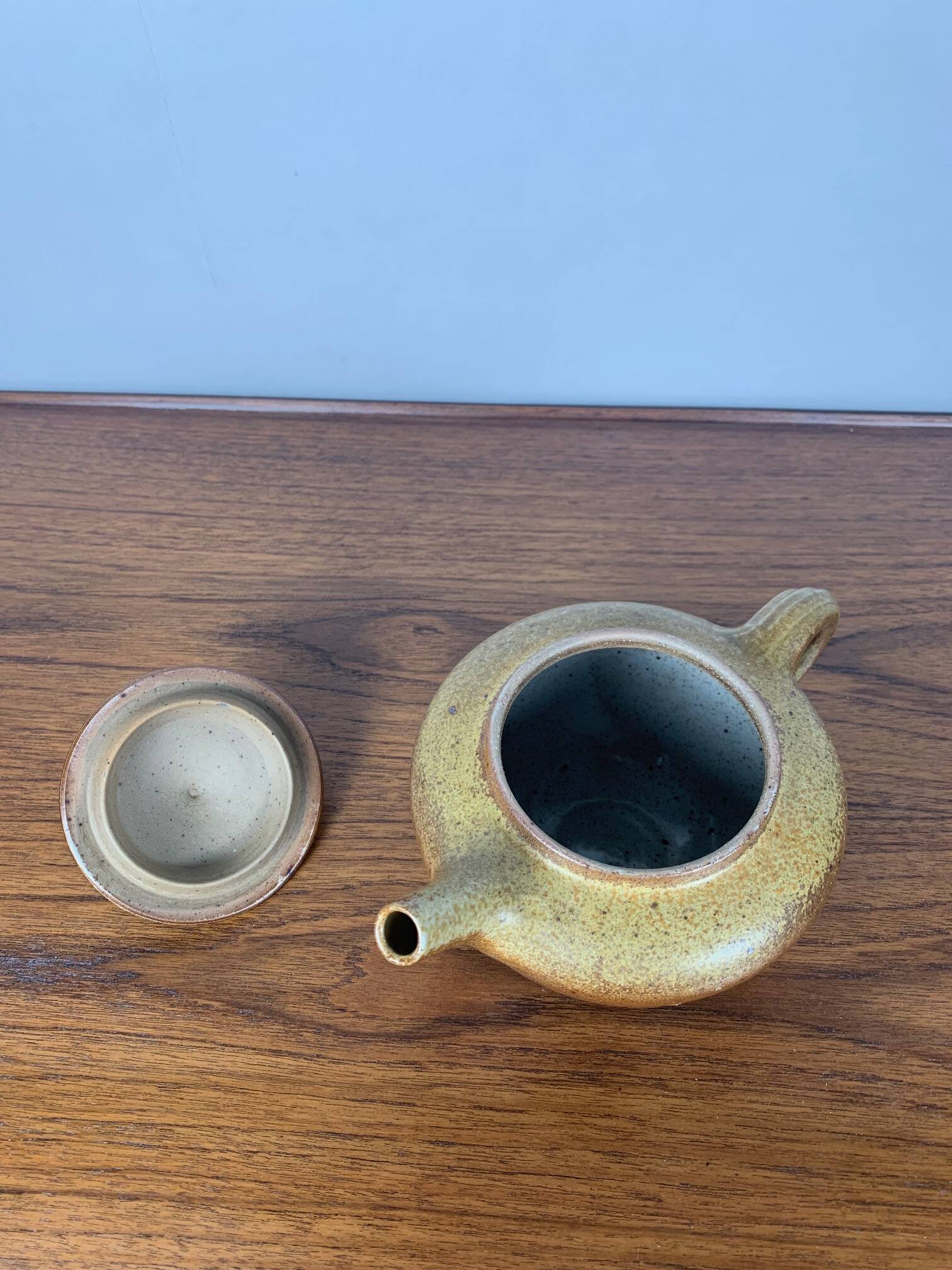 Original stoneware teapot, 1960s