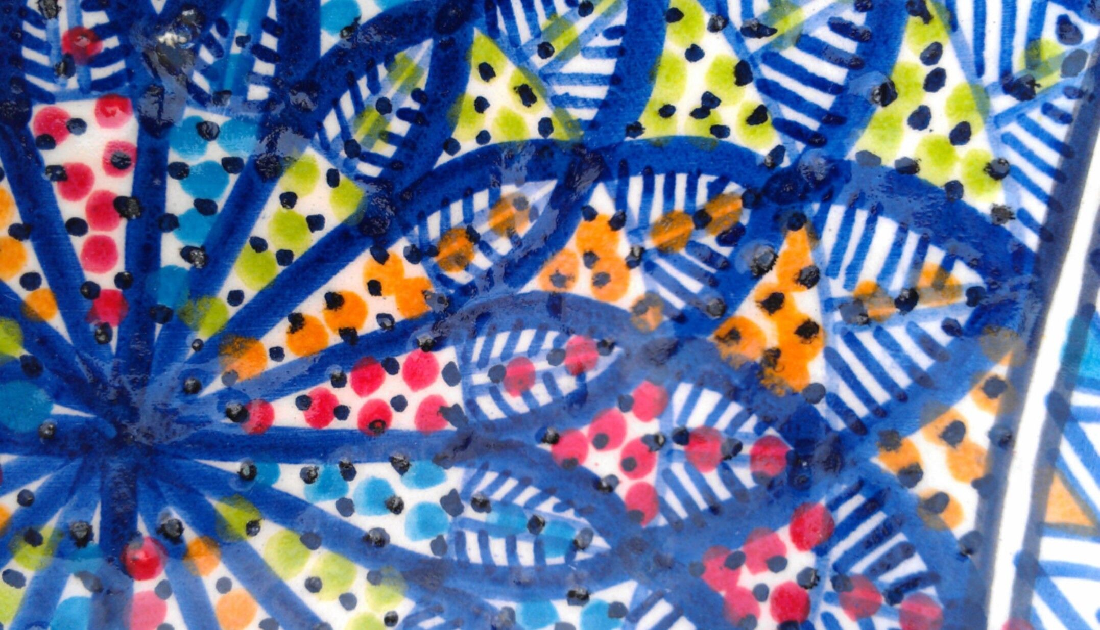 Handmade ceramic dish