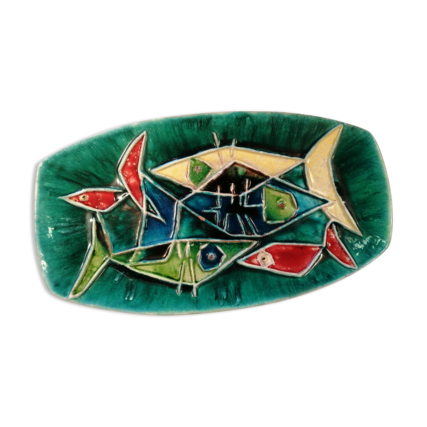 Vintage ceramic dish "San Polo" - 50s