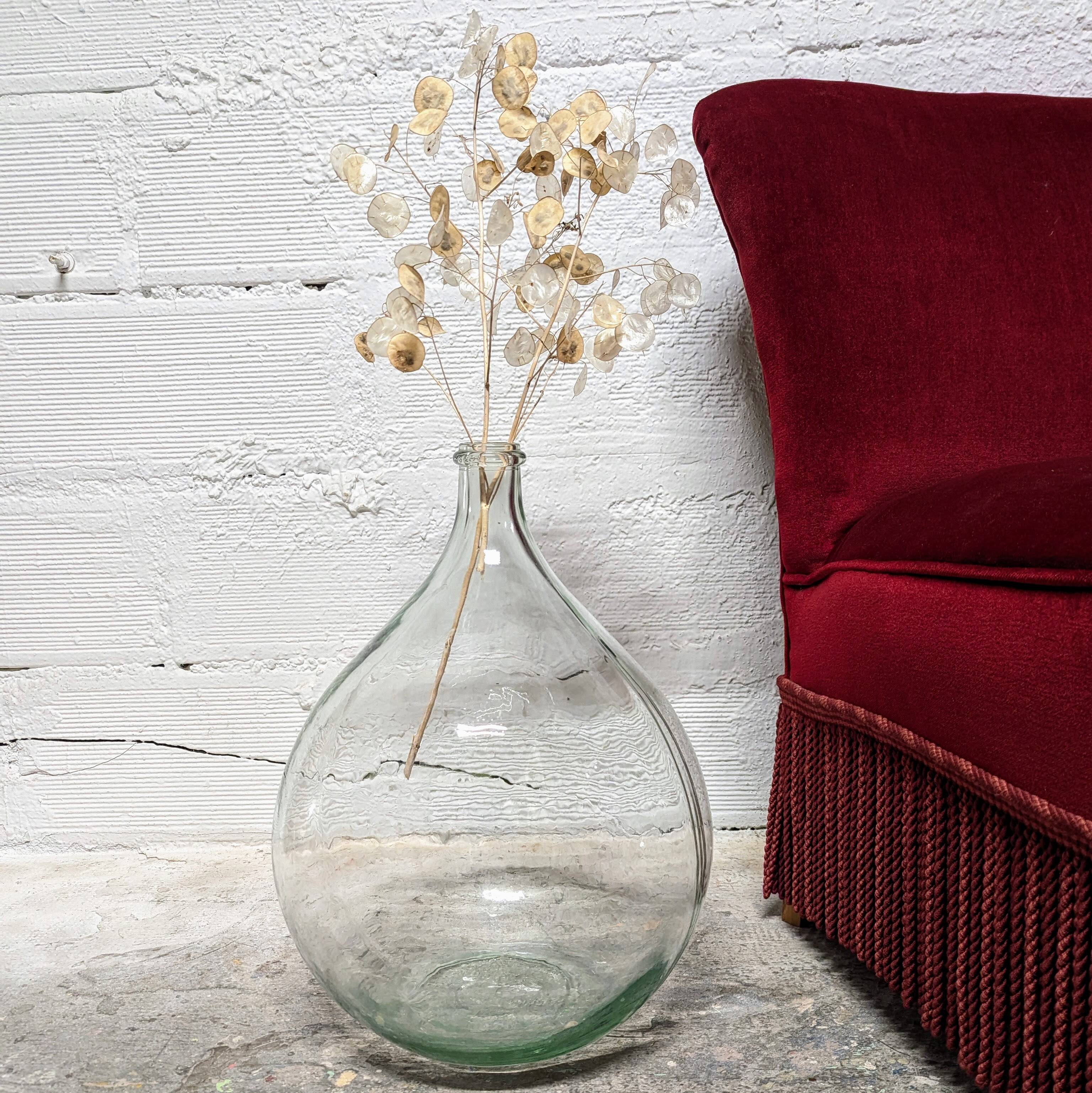 Transparent demijohn 20 liters