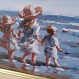 Children at the seaside.