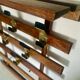 Vintage wall coat rack hooks circa