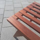 Pair of massive Reconstruction furniture mahogany side Tables