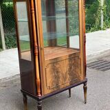 Scandinavian art deco rosewood display cabinet
