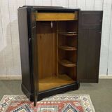 1930s English oak student wardrobe
