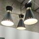 Vintage black pendant light