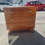 Commode vintage pied compas