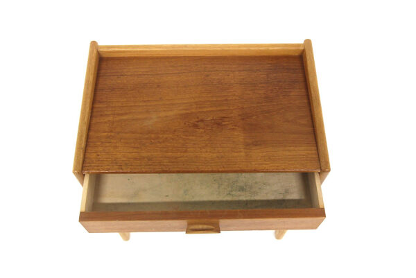 Table de chevet scandinave en teck, Suède, 1960