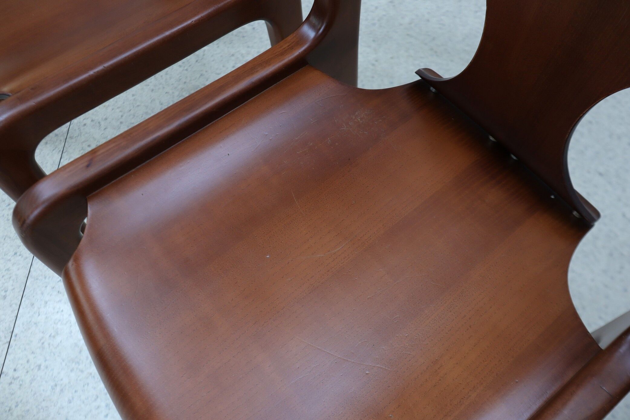 Augusto Savini dining chairs POZZI 1960s