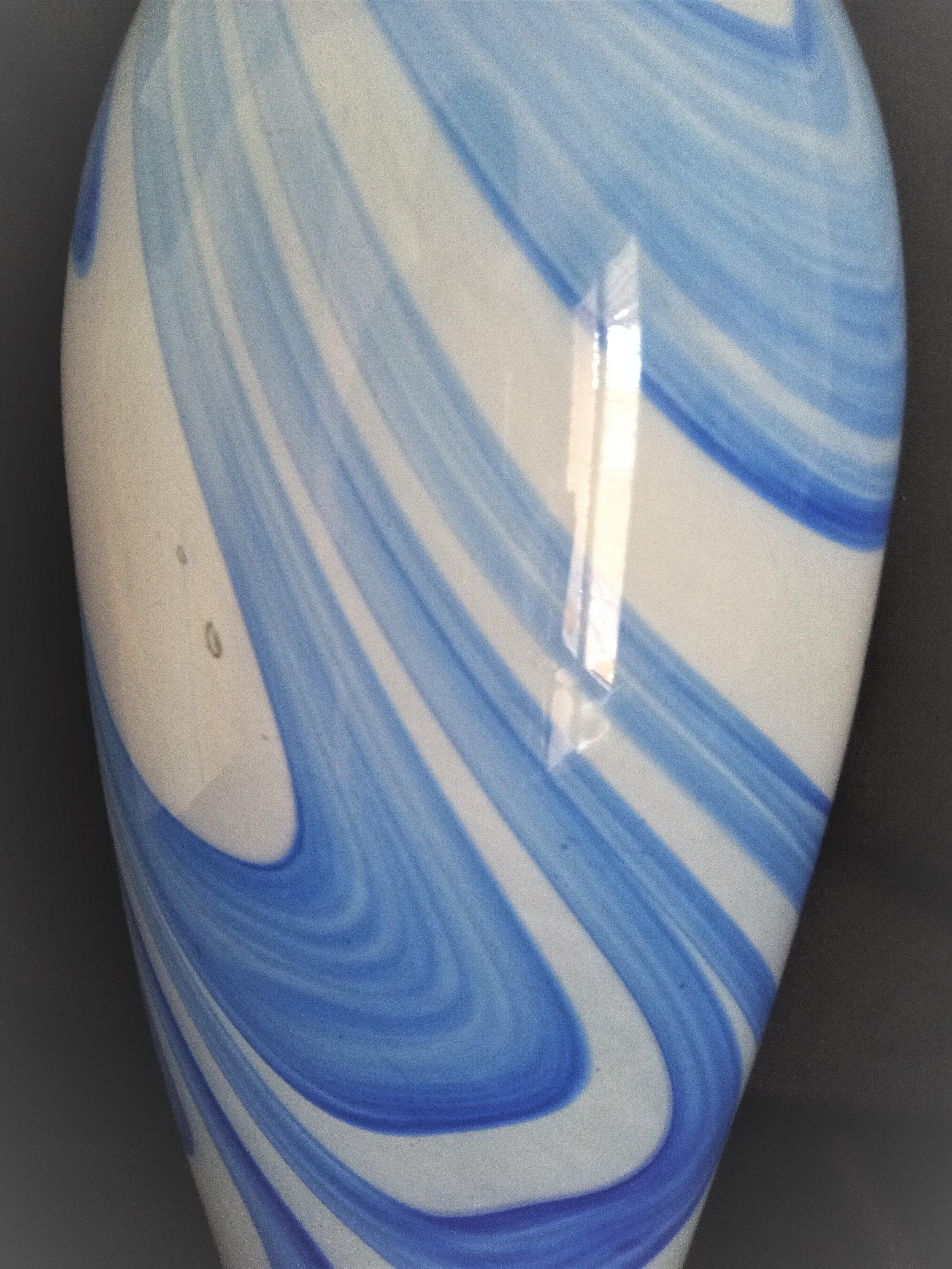 Large Murano glass soliflore vase, H - 38 cm.