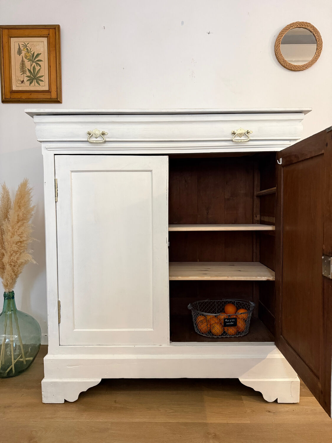 Antique patinated sideboard