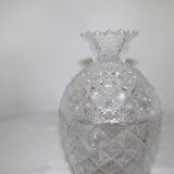 Crystal candy, carved in the shape of pineapple