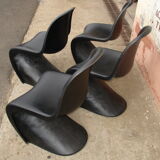4 chairs "s" of Verner Panton 1960