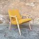 Vintage armchair in solid wood, 1950