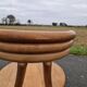 Set of 4 solid organic chairs