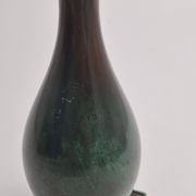 Jacob Ängman for GAB, solid bronze vase, Swedish grace / Art Deco