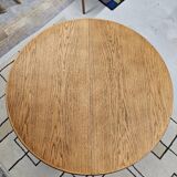Vintage 1970s round dining table