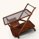 Bar cart by Cesare Lacca for Cassina, 1950s.