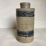 Raku style bottle vase