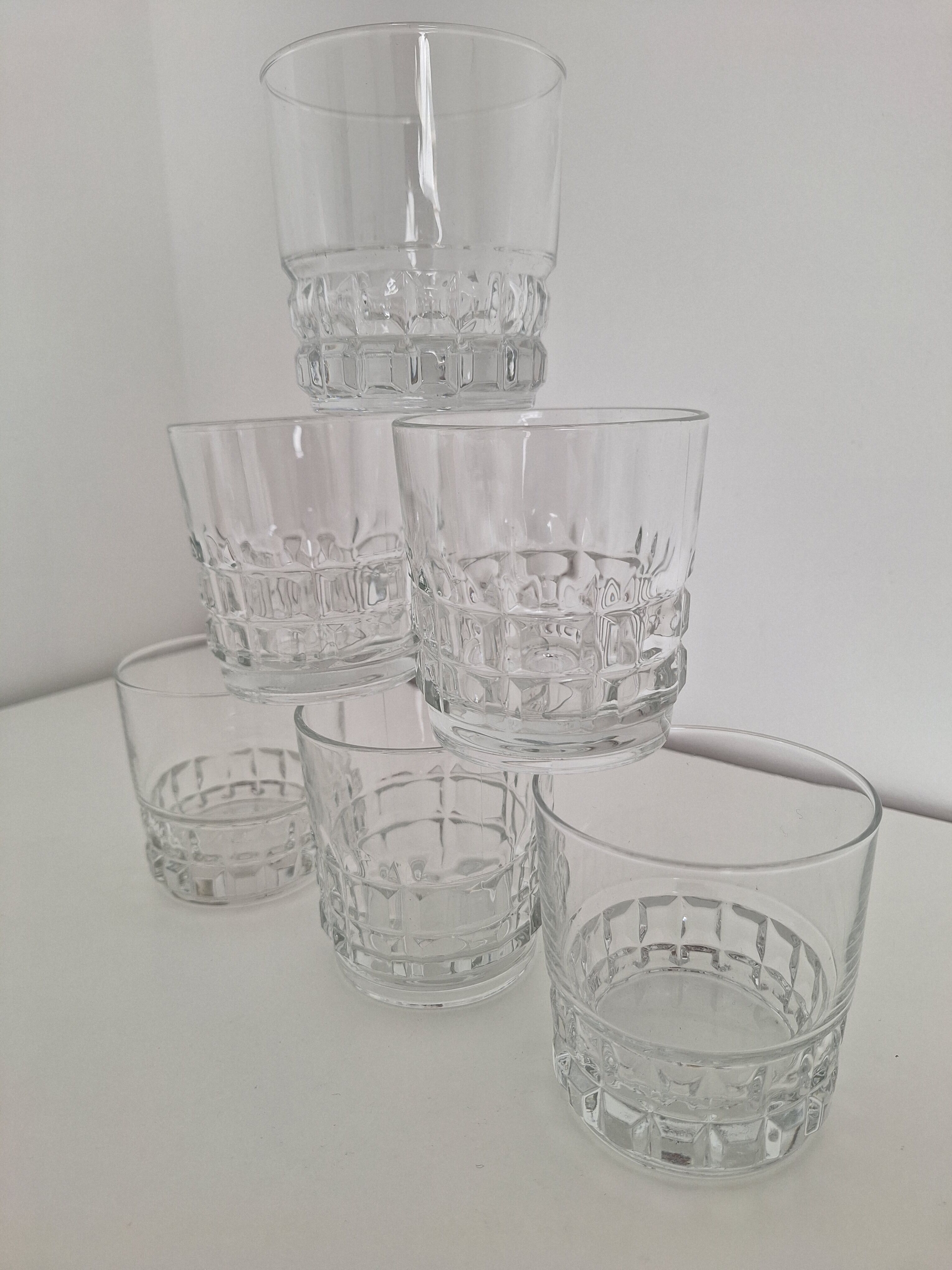 Art deco whiskey glasses